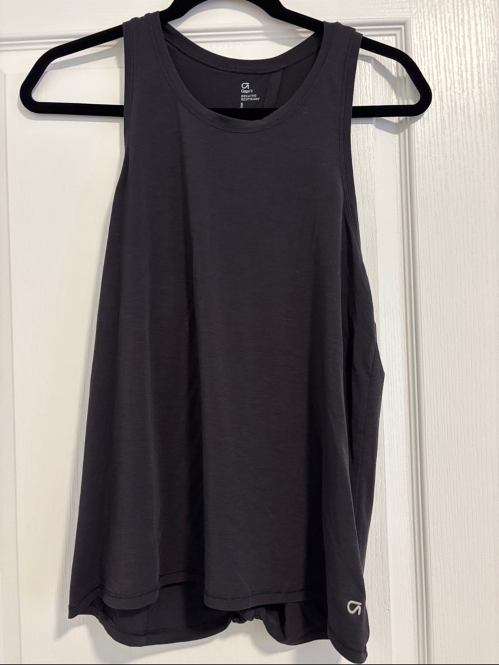 GapFit Black Relaxed Athletic Tank